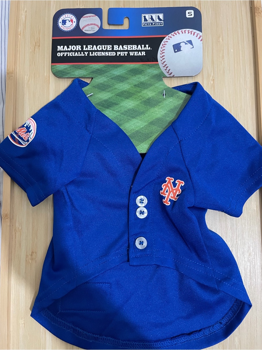 New York Mets Pet Jersey Sz. Small